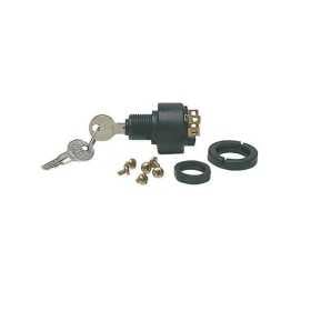 Watertight ignition starting key Johnson Evinrude Outboard 4 OFF ACC IGN START N81750627422