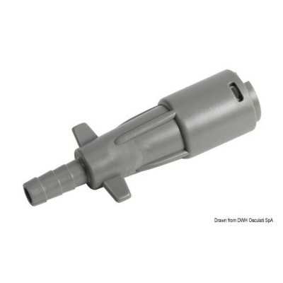 Mercury Female Connector, Engine Side with Hose Adaptor N80354702079