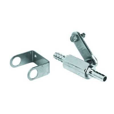 Chrome plated brass fuel ball valve OS1740500