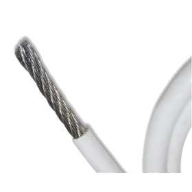 Cavo 49 fili in acciaio inox rivestito in PVC 3x6mm Bobina 100mt OS0318006-0%