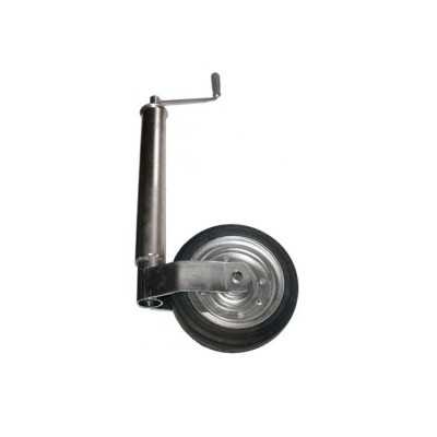 Ruotino anteriore Regolabile in altezza Tubo D.60mm Ruota 255x80mm OS0201652-18%
