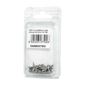Viti autofilettanti a testa cilindrica DIN7981 Inox A2 2,9x13mm 30pz N44590007502