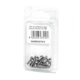 Viti autofilettanti a testa cilindrica DIN7981 Inox A2 3,5x16mm 20pz N44590007510