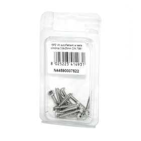 DIN7981 A2 Stainless Steel Cylindrical head self-tapping screws 3.9x25mm 15pcs N44590007522