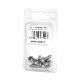 DIN7981 A2 Stainless Steel Cylindrical head self-tapping screws 5.5x19mm 8pcs N44590007549