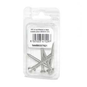 A2 DIN7982 Stainless steel flat self-tapping countersunk screws 4.8x50mm 6pcs N44590007621