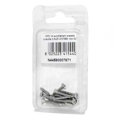 DIN 7983 Self-tapping Countersunk head cap screws 3.5x25mm 15pcs N44590007671
