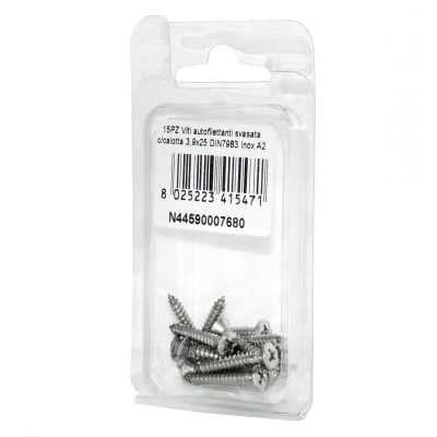 DIN 7983 Self-tapping Countersunk head cap screws 3.9x25mm 15pcs N44590007680