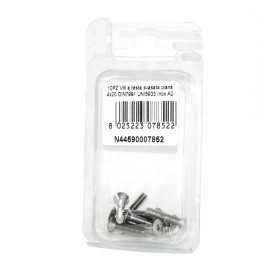 DIN7991 St. Steel A2 Flat Countersunk Head Allen Screws 4x20mm 10pcs N44590007852