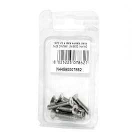 DIN7991 St. Steel A2 Flat Countersunk Head Allen Screws 5x25mm 10pcs N44590007862