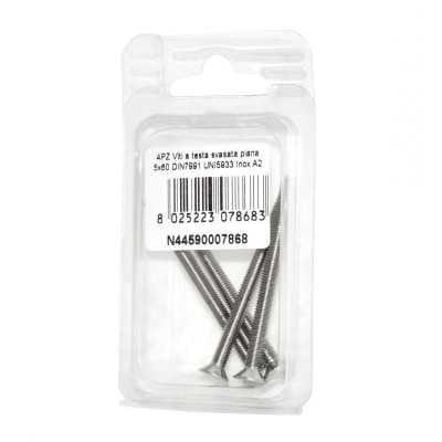 DIN7991 St. Steel A2 Flat Countersunk Head Allen Screws 5x60mm 4pcs N44590007868