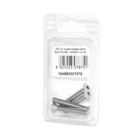 DIN7991 St. Steel A2 Flat Countersunk Head Allen Screws 6x40mm 4pcs N44590007875