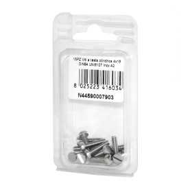 A2 DIN 84 UNI 6107 Stainless steel Cylindrical Head Screws 4x16mm 15pcs N44590007903