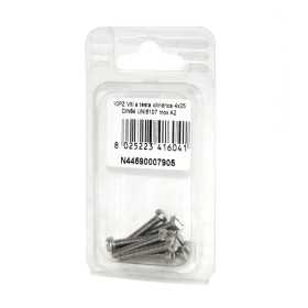 A2 DIN 84 UNI 6107 Stainless steel Cylindrical Head Screws 4x25mm 10pcs N44590007905
