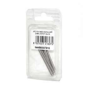 A2 DIN 84 UNI 6107 Stainless steel Cylindrical Head Screws 4x60mm 4pcs N44590007910
