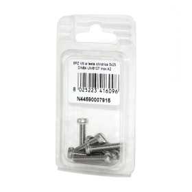A2 DIN 84 UNI 6107 Stainless steel Cylindrical Head Screws 5x25mm 8pcs N44590007915