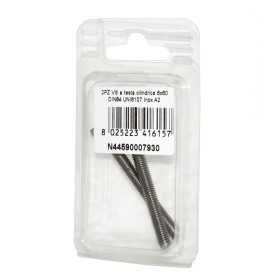 A2 DIN 84 UNI 6107 Stainless steel Cylindrical Head Screws 6x60mm 2pcs N44590007930