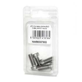 A2 DIN 84 UNI 6107 Stainless steel Cylindrical Head Screws 8x20mm 4pcs N44590007933