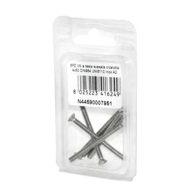 DIN 964 UNI 6110 A2 stainless steel screws flare ball-head 4x50mm 6Pcs N44590007951