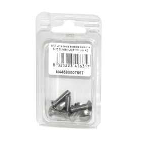 DIN 964 UNI 6110 A2 stainless steel screws flare ball-head 6x20mm 8Pcs N44590007967