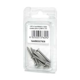 Viti autofilettanti a testa svasata piana DIN7982 Inox A2 4,2x38mm 10pz N44590007609