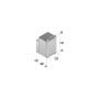 Vitrifrigo VTR5105 DG Trivalent refrigerator gas for campers 105lt 31,3kg 12V/230V 110W VT16004712