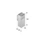 Vitrifrigo VTR5150 DG Trivalent Gas Fridge-Freezer 150L 12/230V 190W VT16004720