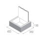 Vitrifrigo VSAFE1340 TOP Cassaforte Elettronica apertura dall'alto 12kg VT16005009-25%