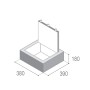 Vitrifrigo VSAFE1838 TOP Electronic safe Top Loading 13kg VT16005010