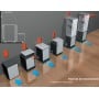 Vitrifrigo C 420 L Frigobar 40lt 220/240V da incasso con porta in legno VT16005106-30%