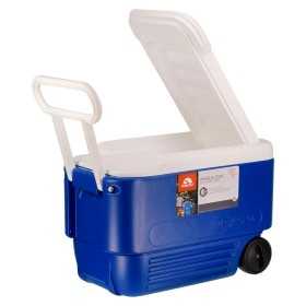 Ghiacciaia Igloo con ruote Wheelie 38 36Lt 58x33xh40cm 4,3kg Blu Bianco OS5055810-18%