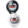 White Contest 101 compass Red Card Inclined Bulkhead mounting 10-25 FNIP64419