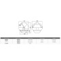 White Offshore 105 Compass Black flat card FNIP65005