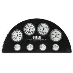 Uflex Contagiri diesel con collegamento all'alternatore 0-4000 RPM Serie Ultra White N100069722383-40%