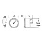 Osculati Indicatore TRIM Segnale 0-190 Ohm 12/24V N100069722519-18%