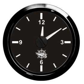 Osculati Orologio al Quarzo Scala 12 ore 12/24V Quadrante Nero Lunetta Nera N100069722522-18%