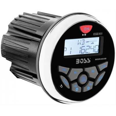 Boss Marine MGR350B Round Dashboard Stereo N100969020730