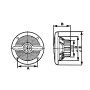 Pair of stereo speakers manufactured in white ABS 80W 65 ~ 22.000Hz N100969021035