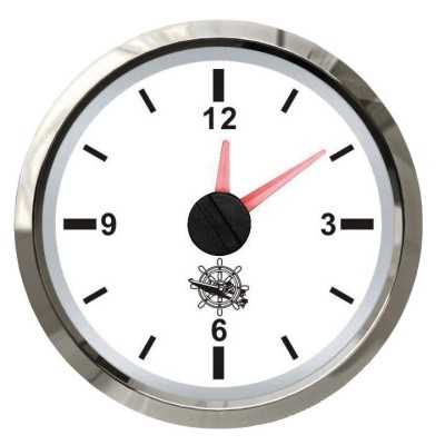 Osculati Orologio al Quarzo Scala 12 ore 12/24V A.57xB.51xC.45mm Quadrante Bianco OS2732227-18%