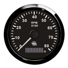 Osculati Contagiri Elettronico Universale con Contaore 0-8000 RPM 12/24V OS2732504-18%
