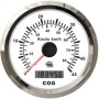 Osculati 12V Speedometer with GPS compass White Dial Glossy Bezel OS2778001