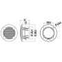 Cassa Audio a 2 Vie IP44 Sound Marine 6 Max 100W 80-20.000Hz Cromato OS2972152-25%
