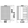 Coppia Casse Audio 2 vie CABINET Potenza 20Wx2 Rms Max 40Wx2 75-20.000Hz Nero OS2973011-18%