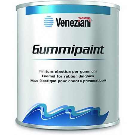 Veneziani Smalto Gummipaint 500ml Nero 473COL1195 Finitura idonea per la pitturazione di supporti in neoprene-26%