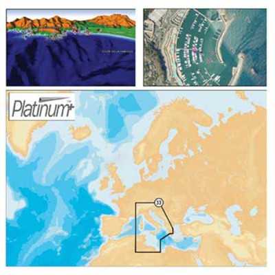 Navionics SD/Micro SD Platinum + Charts 33P cartography 61920542