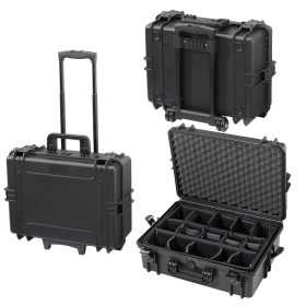 Valigia Trolley IP67 505CAMTR con divisori imbottiti per VHF Radio Nero 66020014-10%