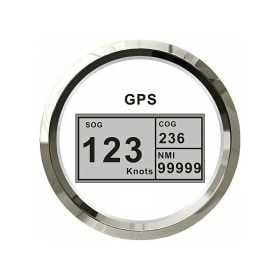 Osculati Spidometro Totalizzatore Bussola 12-24V Quadrante Bianco Lunetta Lucida OS2778101