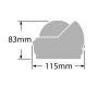 Ritchie Wheelmark External Compass 3 Black OS2508241