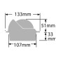 Bussola Ritchie Wheelmark 3 incasso Nera OS2508231-28%