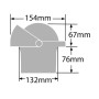 Bussola Ritchie Navigator 4-1/2 incasso Nera OS2508401-28%